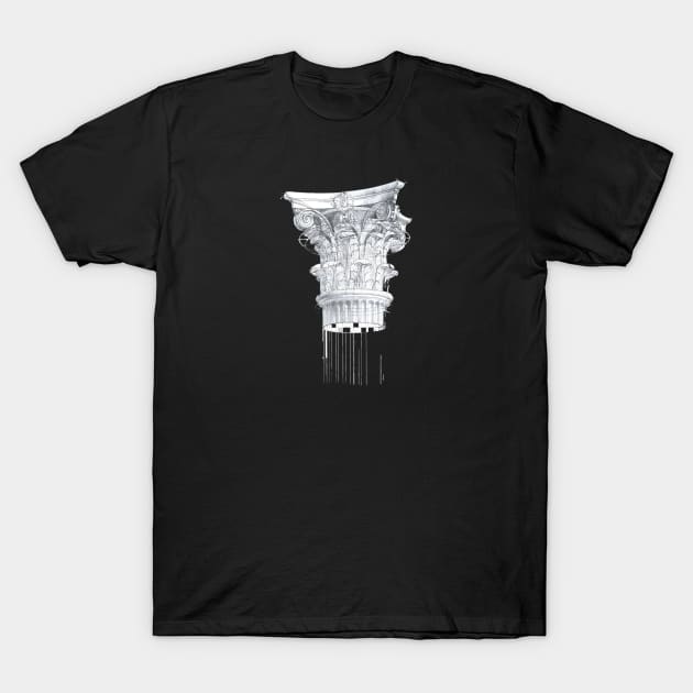 Corinthian column 2 T-Shirt by OneBigPixel